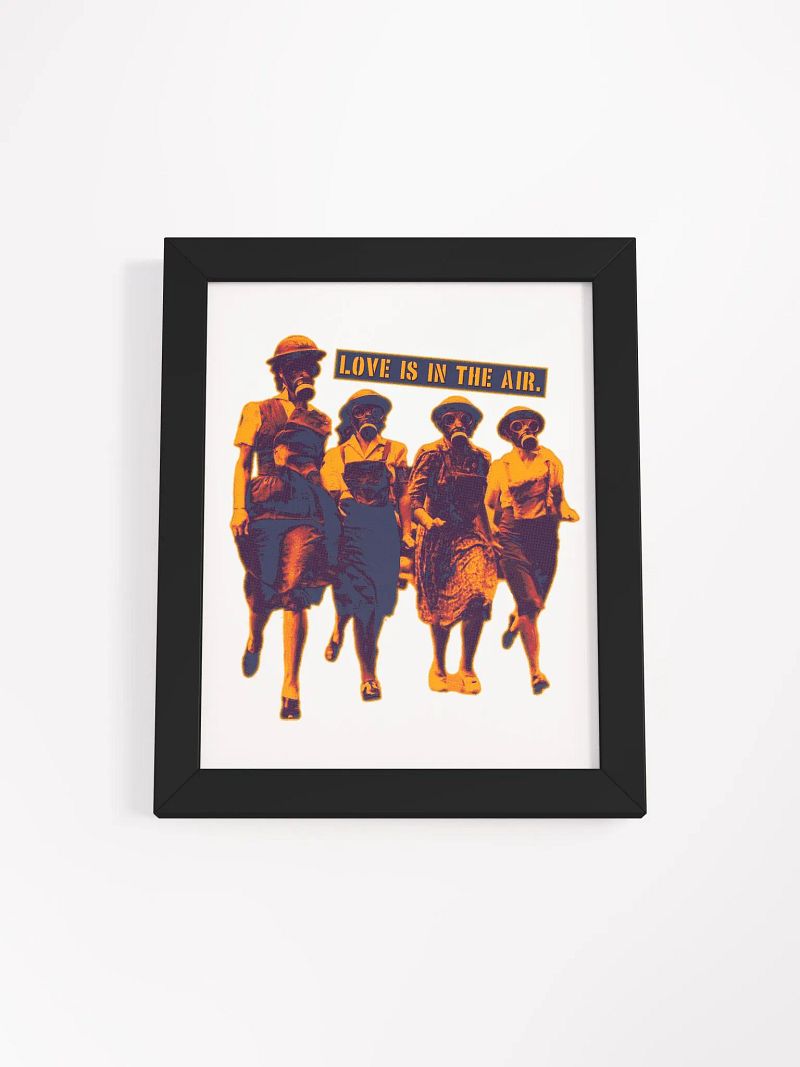 Love Is In The Air. [Framed Print]