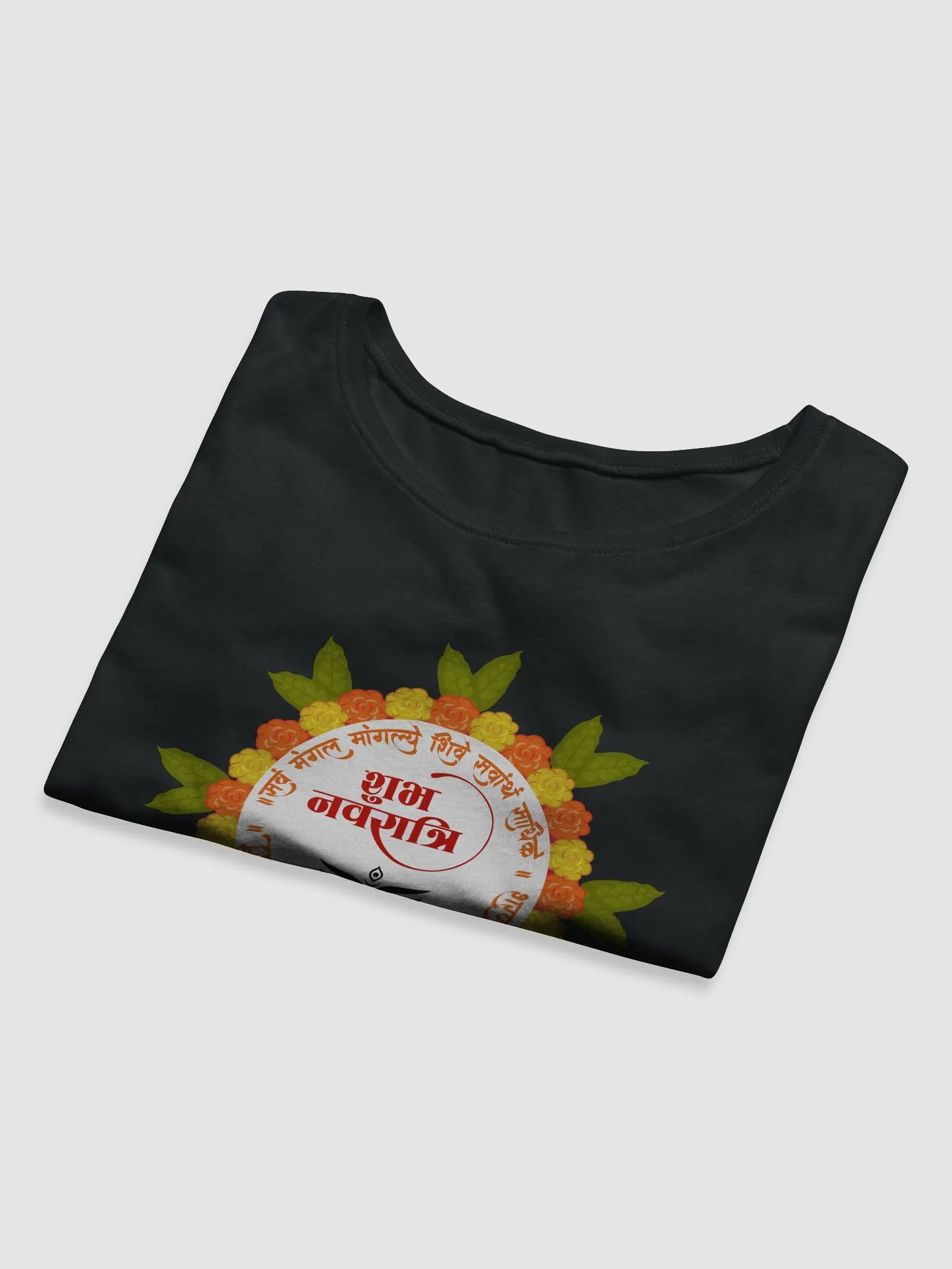 Navratri Women's Crop Tee - Enjoy the festival and Gift for your loved ones product image (9)