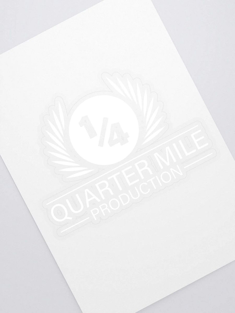 1/4 Mile Productions Window Decal product image (1)