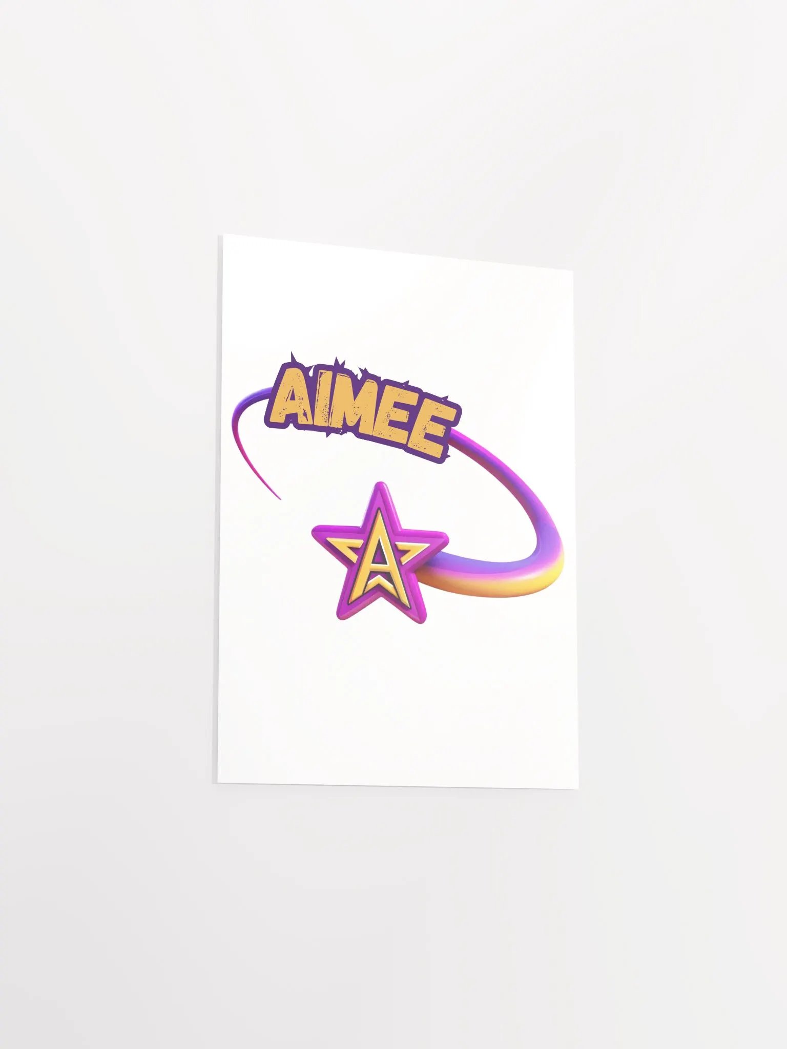 🌟 Aimee Star Poster – Shine Bright! 💜 product image (38)