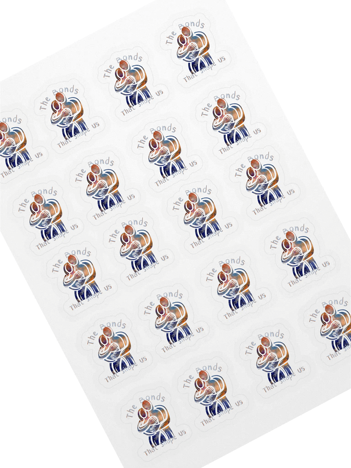 The Bonds That Shape Us Kiss Cut Sticker Sheet product image (1)