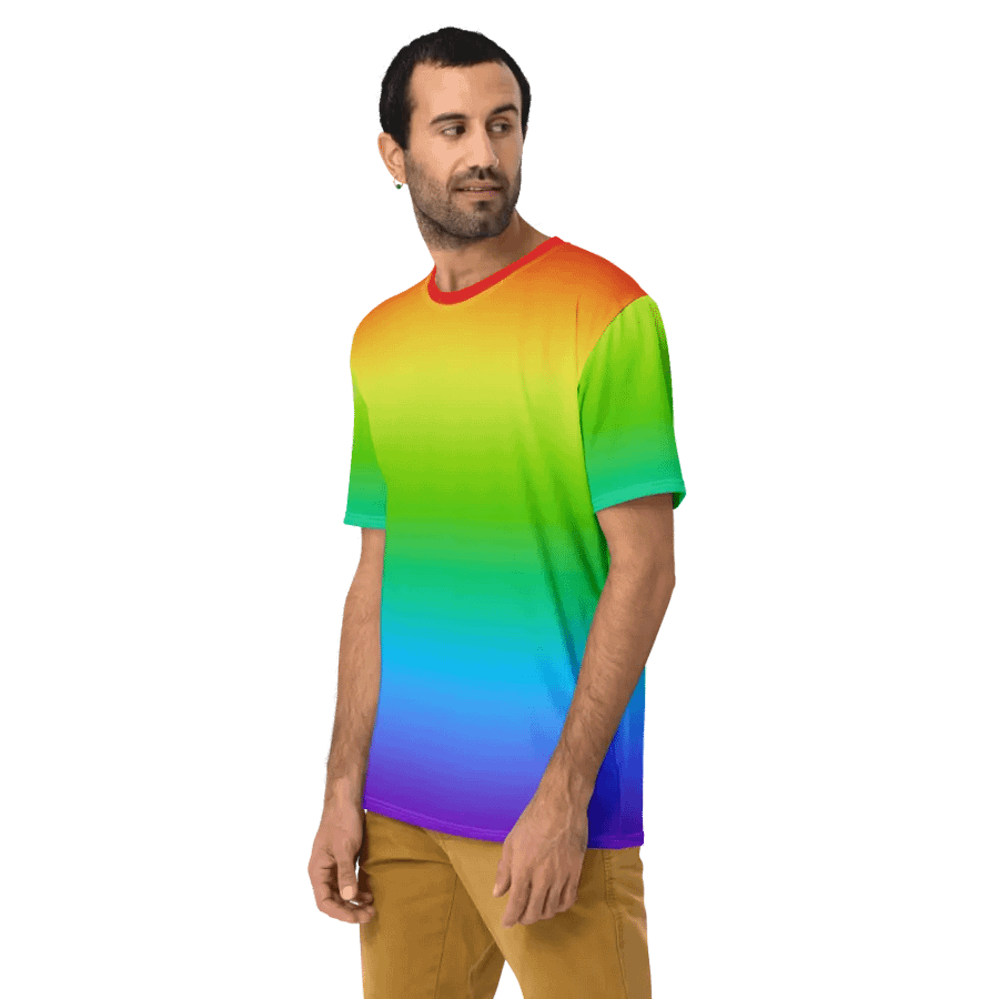 Rainbow Crew Neck T-Shirt product image (8)