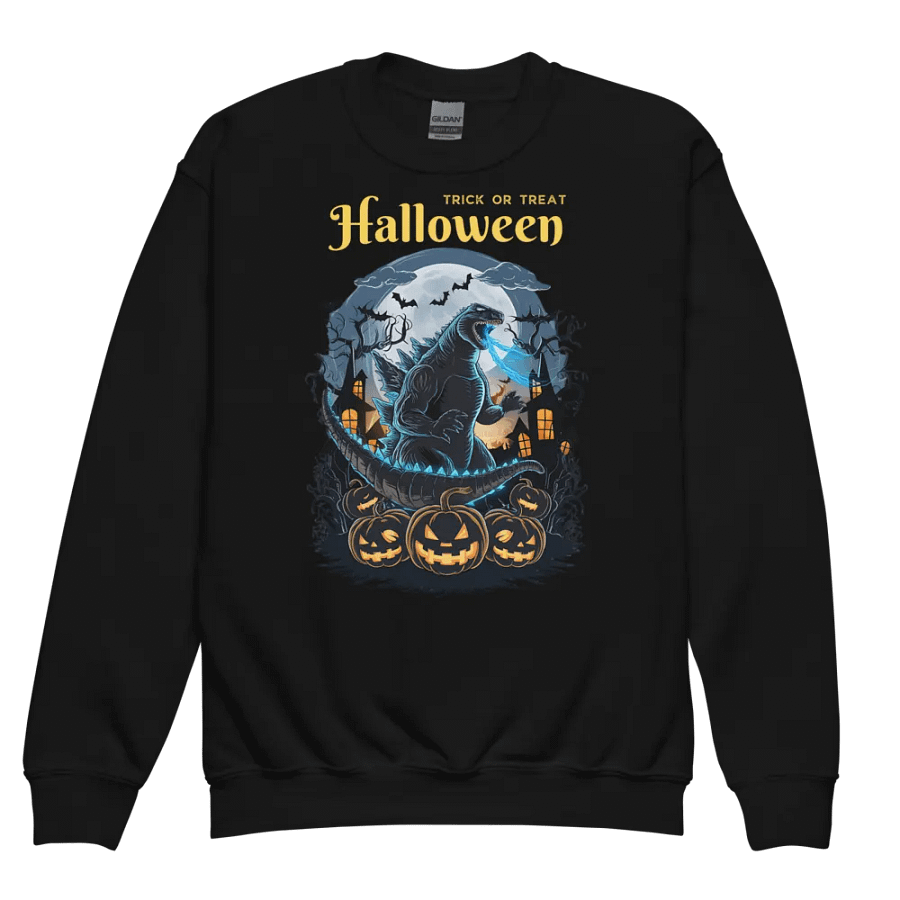 Spooky Dino Delight Kids' Halloween Hoodie product image (4)