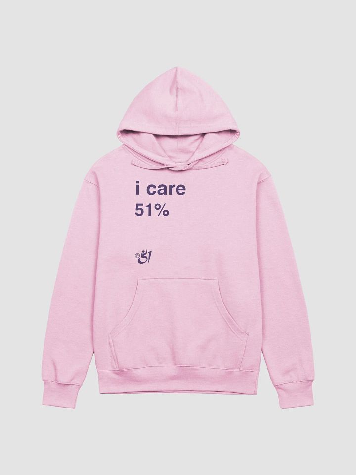 I care 51% hoodie product image (1)