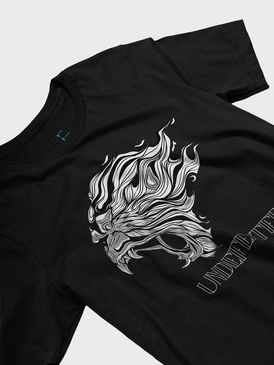 Black & White Gorilla Head "UNDEFEATED" Tee | Bella + Canvas 3001 Unisex Shirt product image (26)