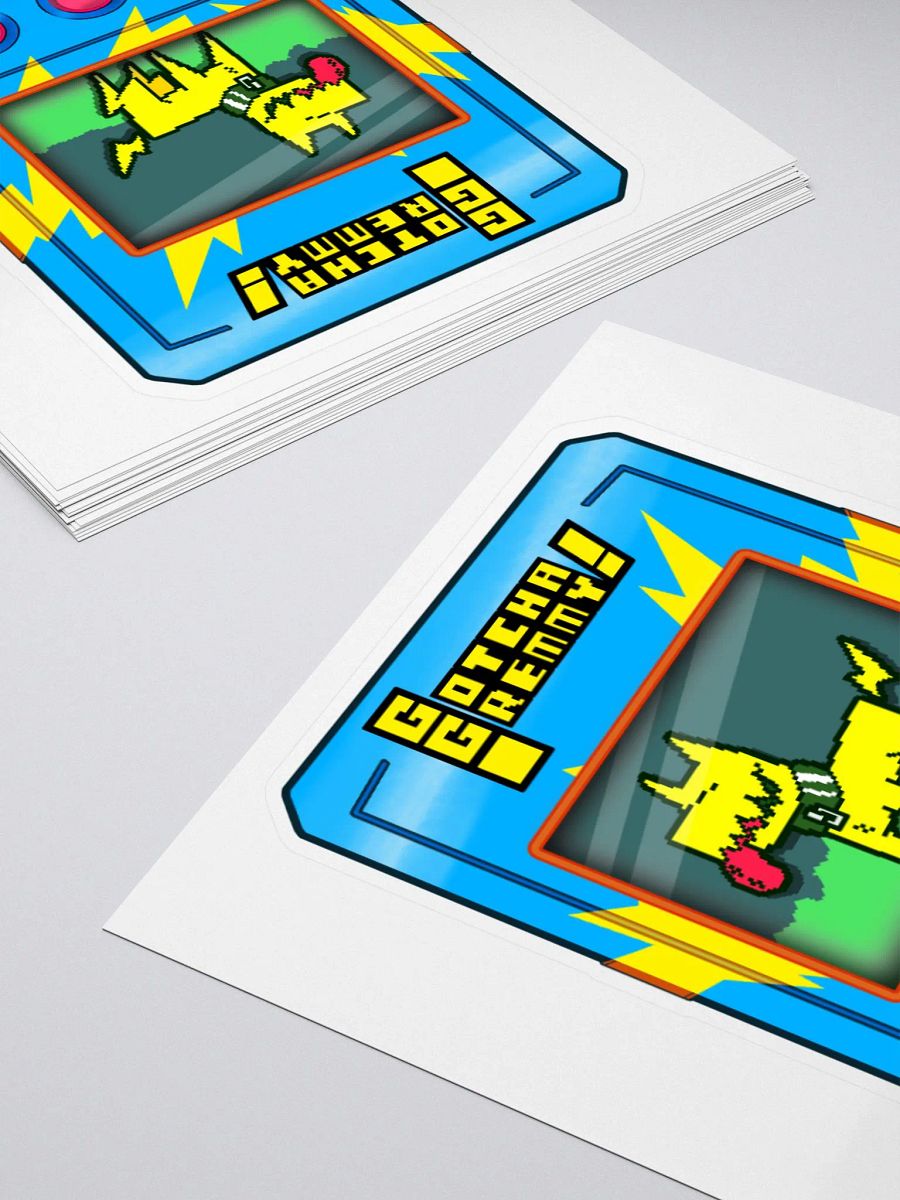 Gotcha Gremmy! [Blue/Yellow] - Sticker product image (4)