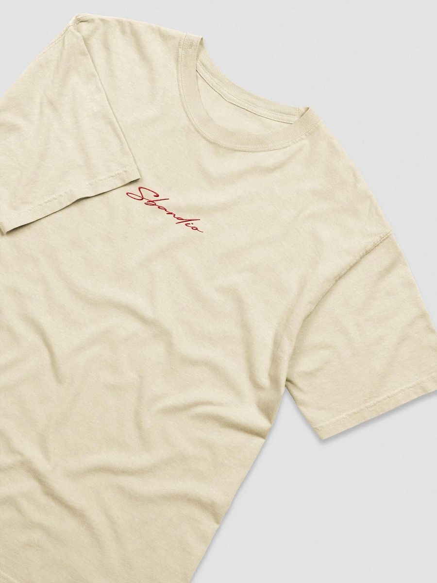 T- SHIRT logo SBANDIO ricamato ROSSO CORSIVO product image (13)