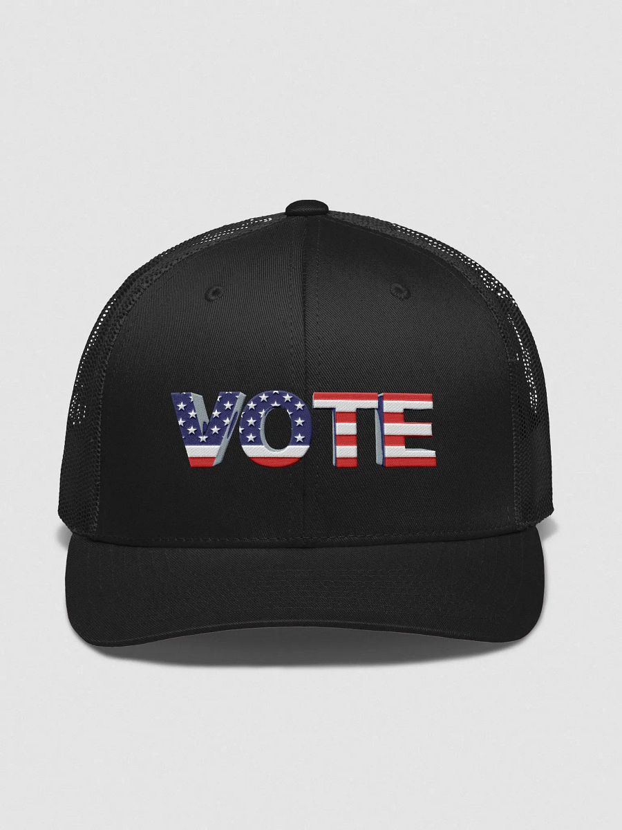 Patriotic Vote Retro Trucker Hat product image (3)