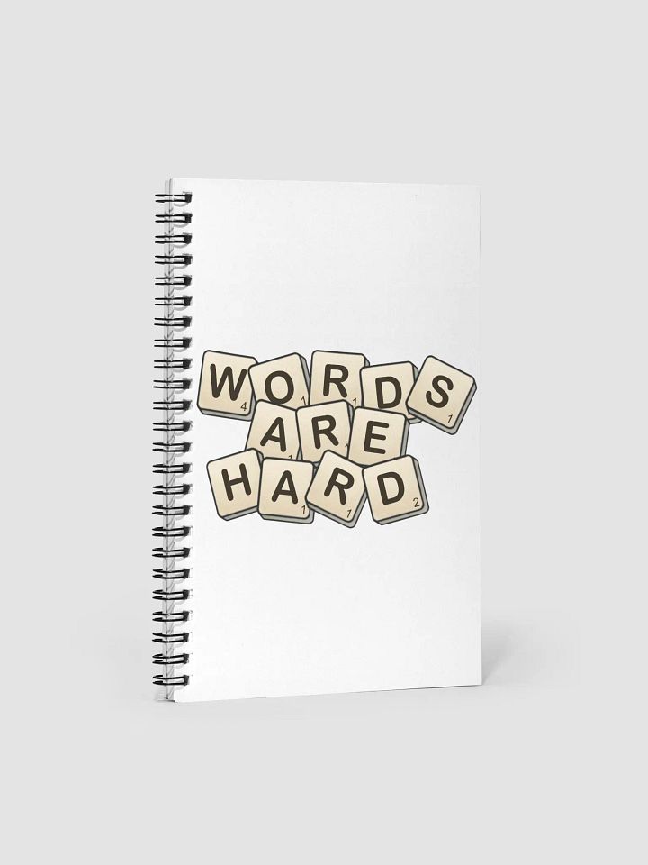 Words are hard Notebook product image (1)