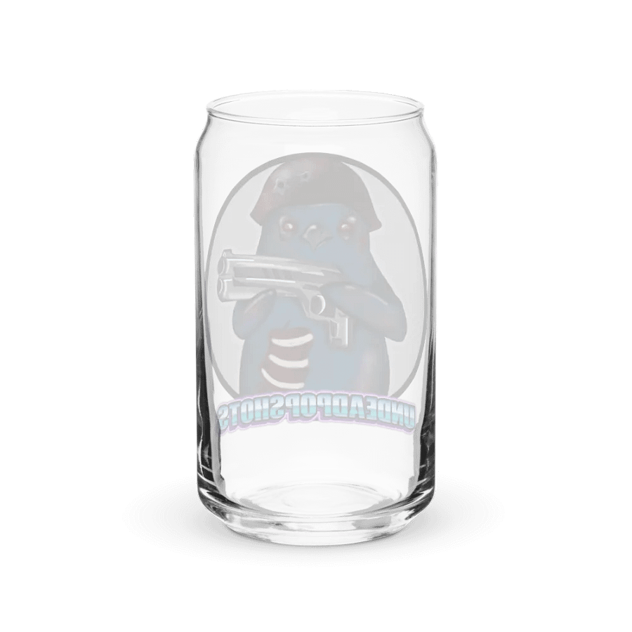 UndeadPopShots Penguin Can-Shaped Glass Logo Color Gray product image (38)