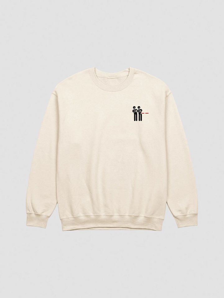 "Unimpressed" Embroidered Crewneck - Black Logo product image (14)
