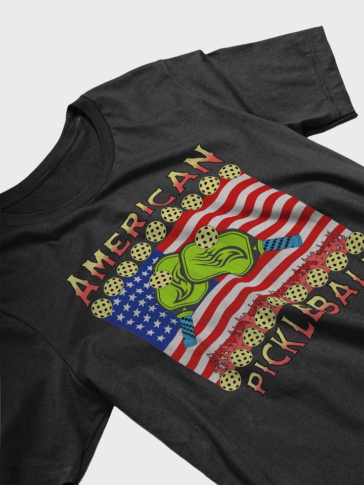American Pickleball Patriotic Flames Tee product image (8)