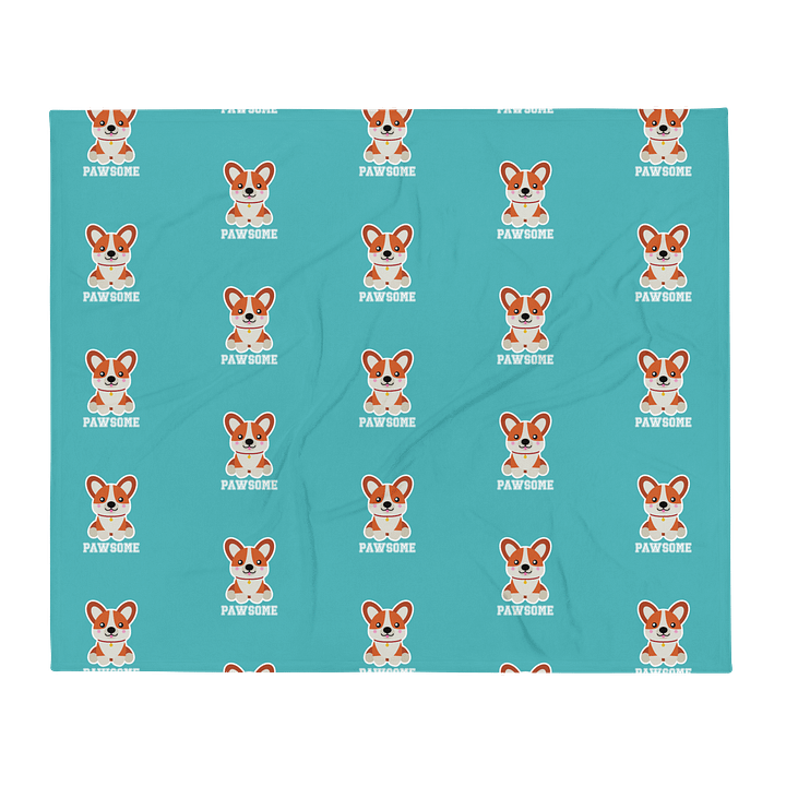Awesome Dog Throw Blanket product image (1)