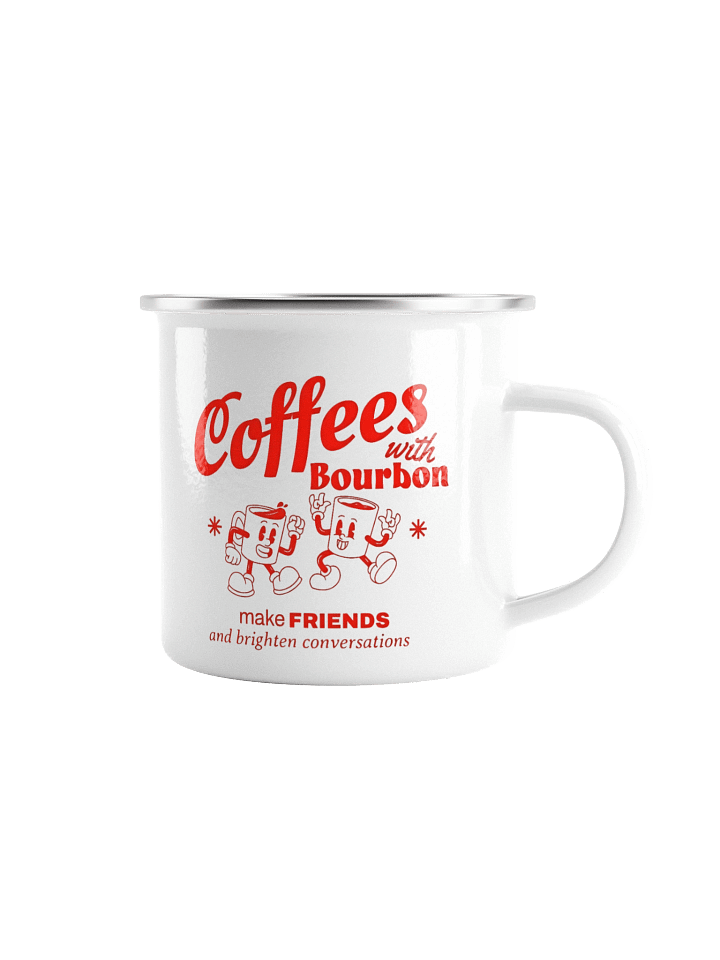 Coffees with Bourbon Enamel Mug product image (1)