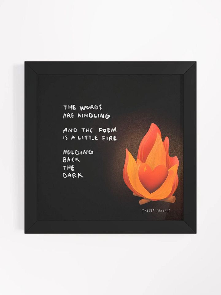 Holding Back The Dark Framed Art Print product image (1)