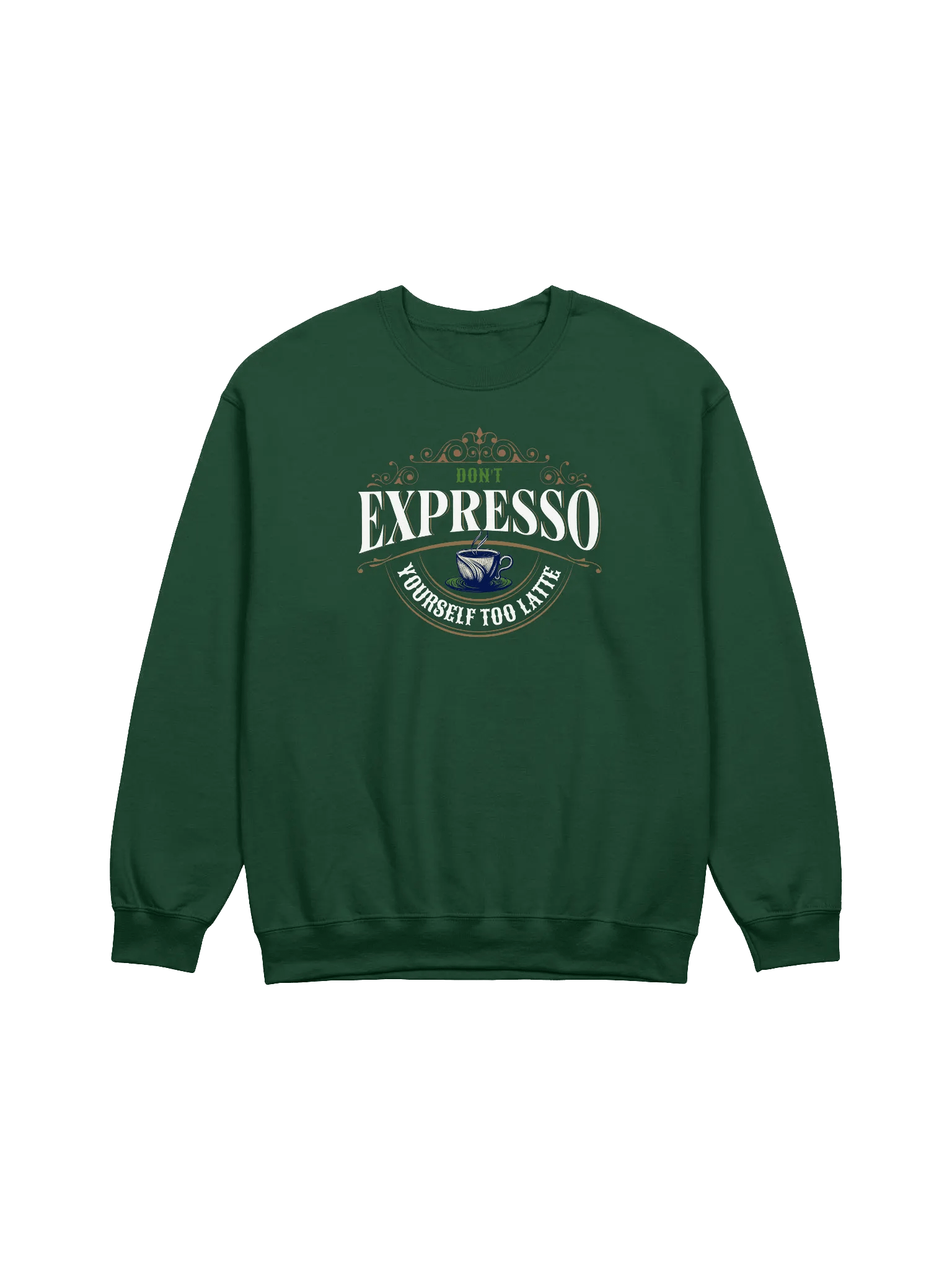 Expresso Humor Elegance Crewneck Sweatshirt product image (9)