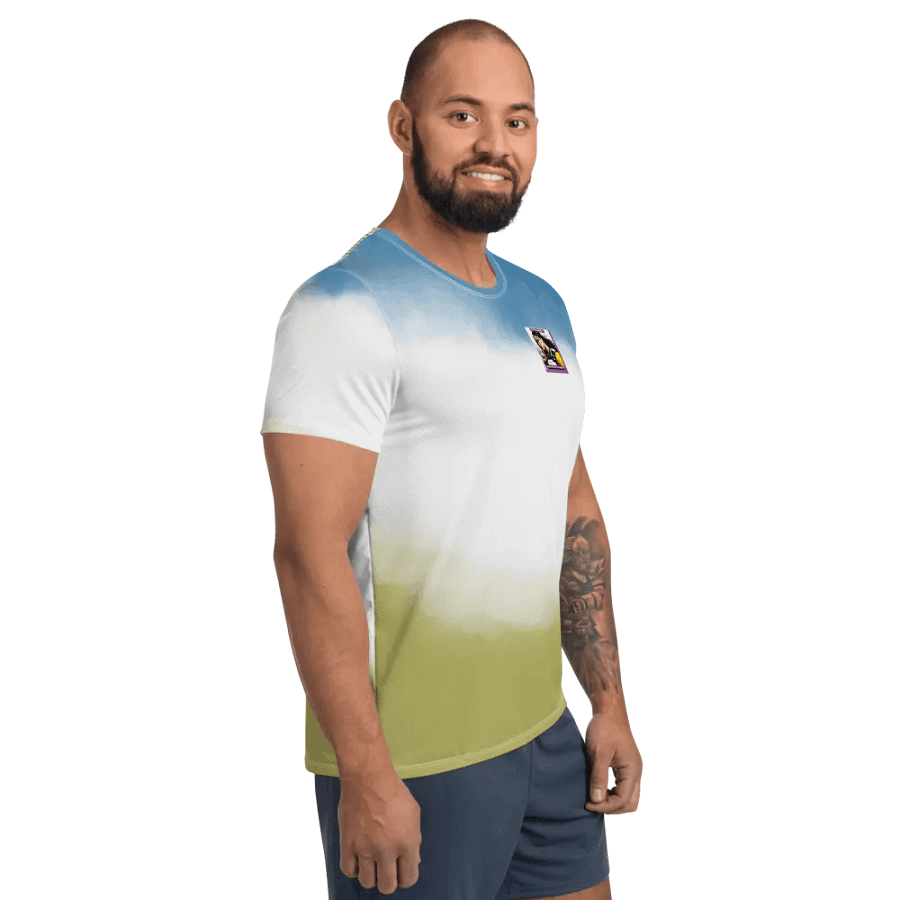 Comic Character Colorful Athletic T-Shirt product image (5)