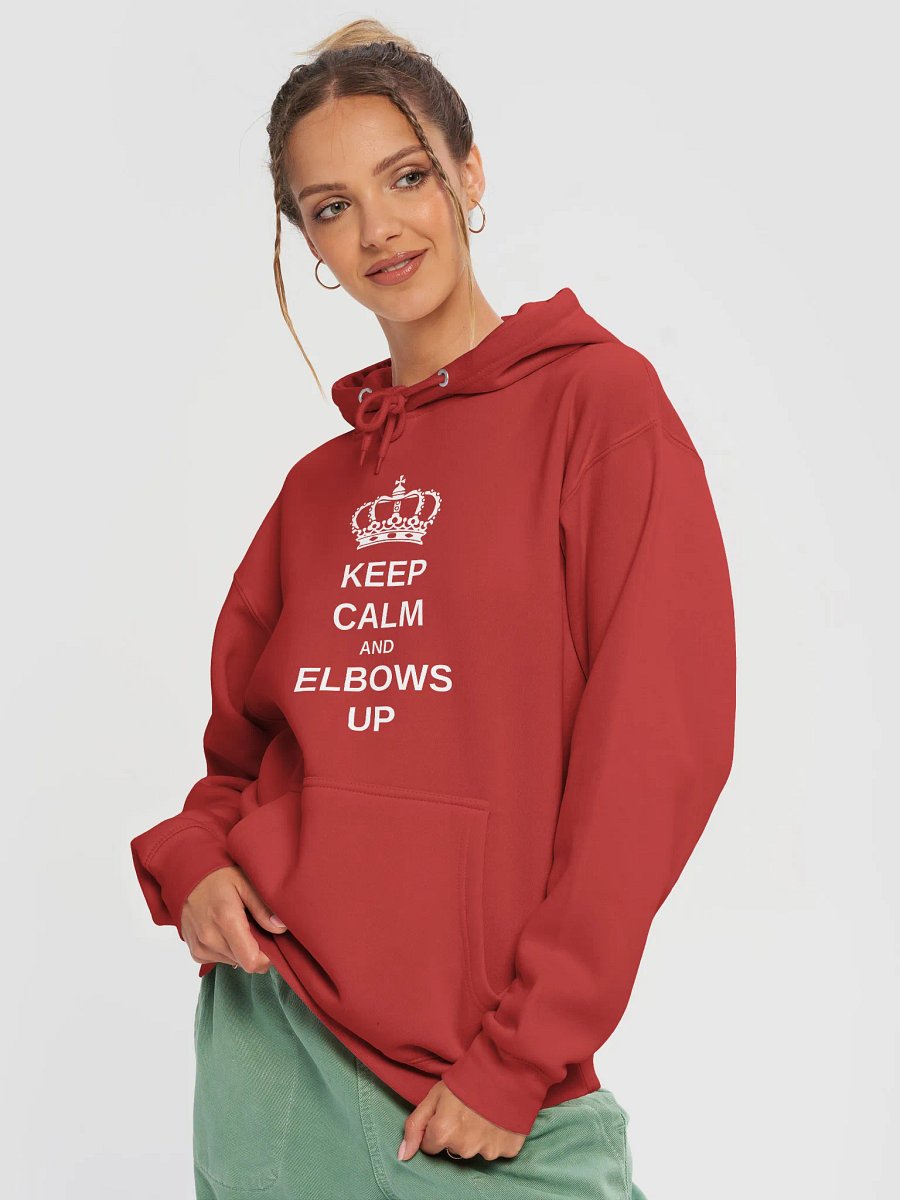 Keep Calm And Elbows Up Lane Seven Premium Pullover Hoodie product image (21)