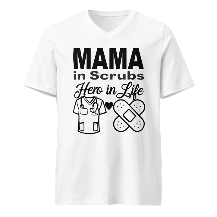MAMA in Scrubs V-Neck Tee product image (1)