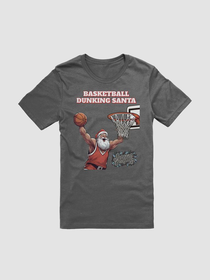 Basketball Dunking Santa T-shirt product image (6)