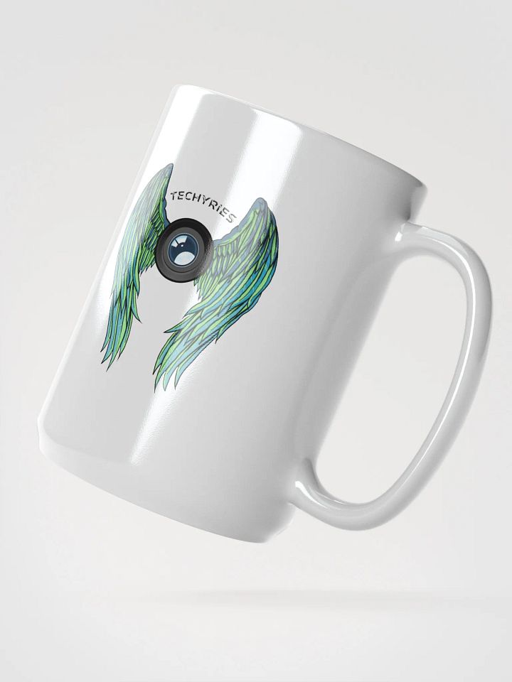 Techyries Logo White Glossy Mug product image (2)