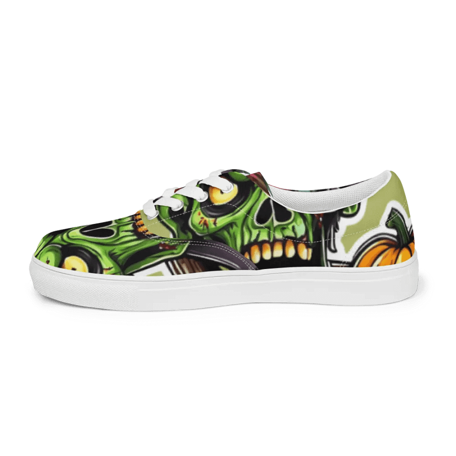 Zombie Strike Lace-Up Canvas Shoes product image (11)