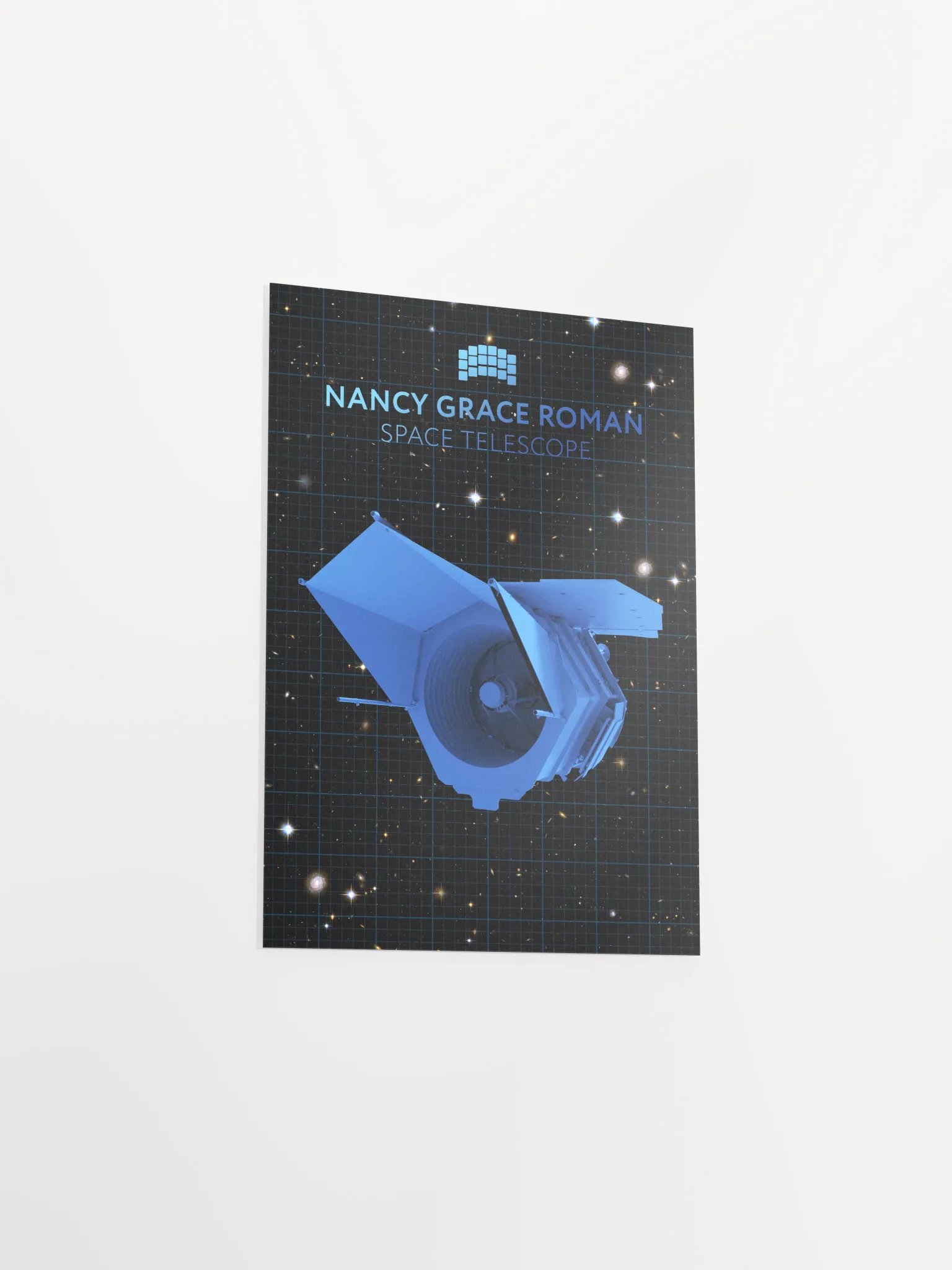Nancy Grace Roman Telescope Blueprint Poster — NASA NGRST Space Print product image (8)