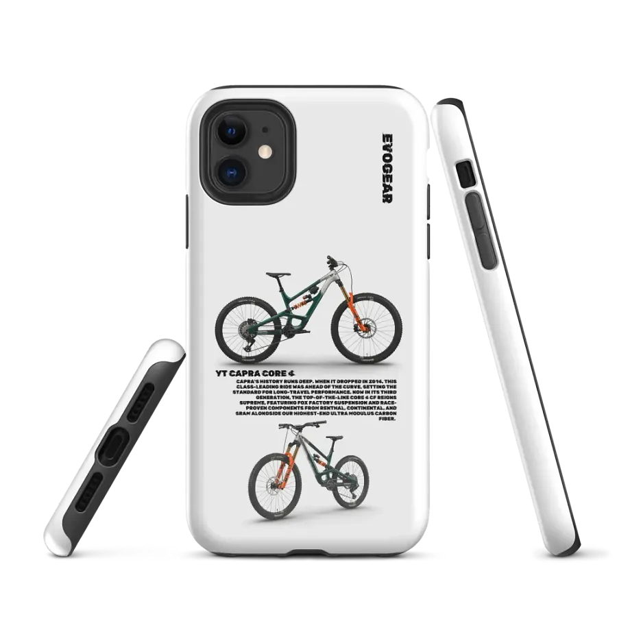 White Capra Core 4 iPhone Case product image (1)