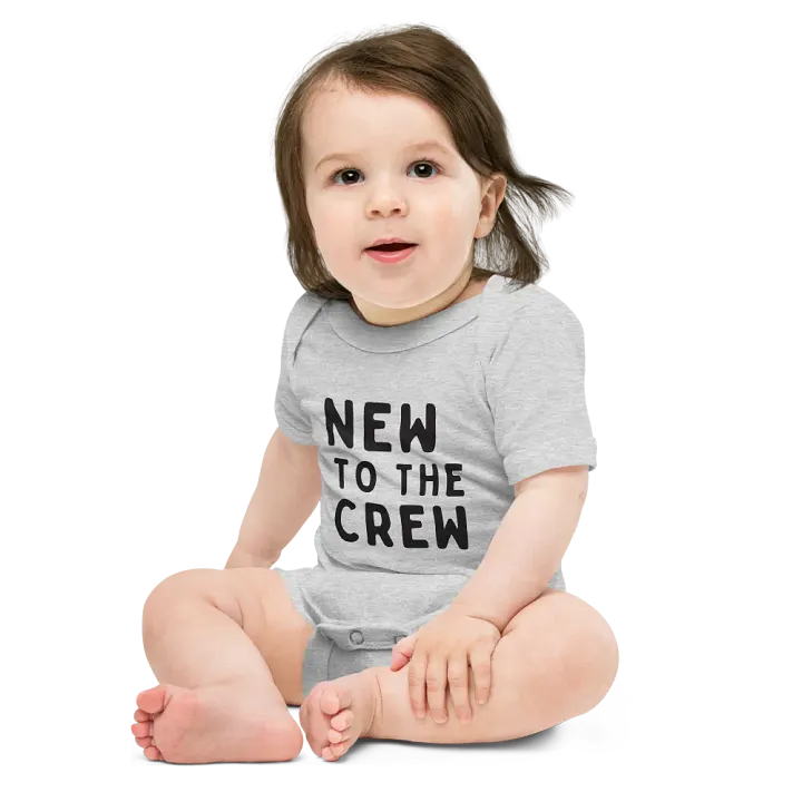 NEW TO THE CREW Baby Short Sleeve Onesie product image (2)
