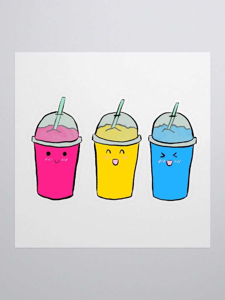 Slushie Buddies: Pansexual Flag Sticker product image (2)