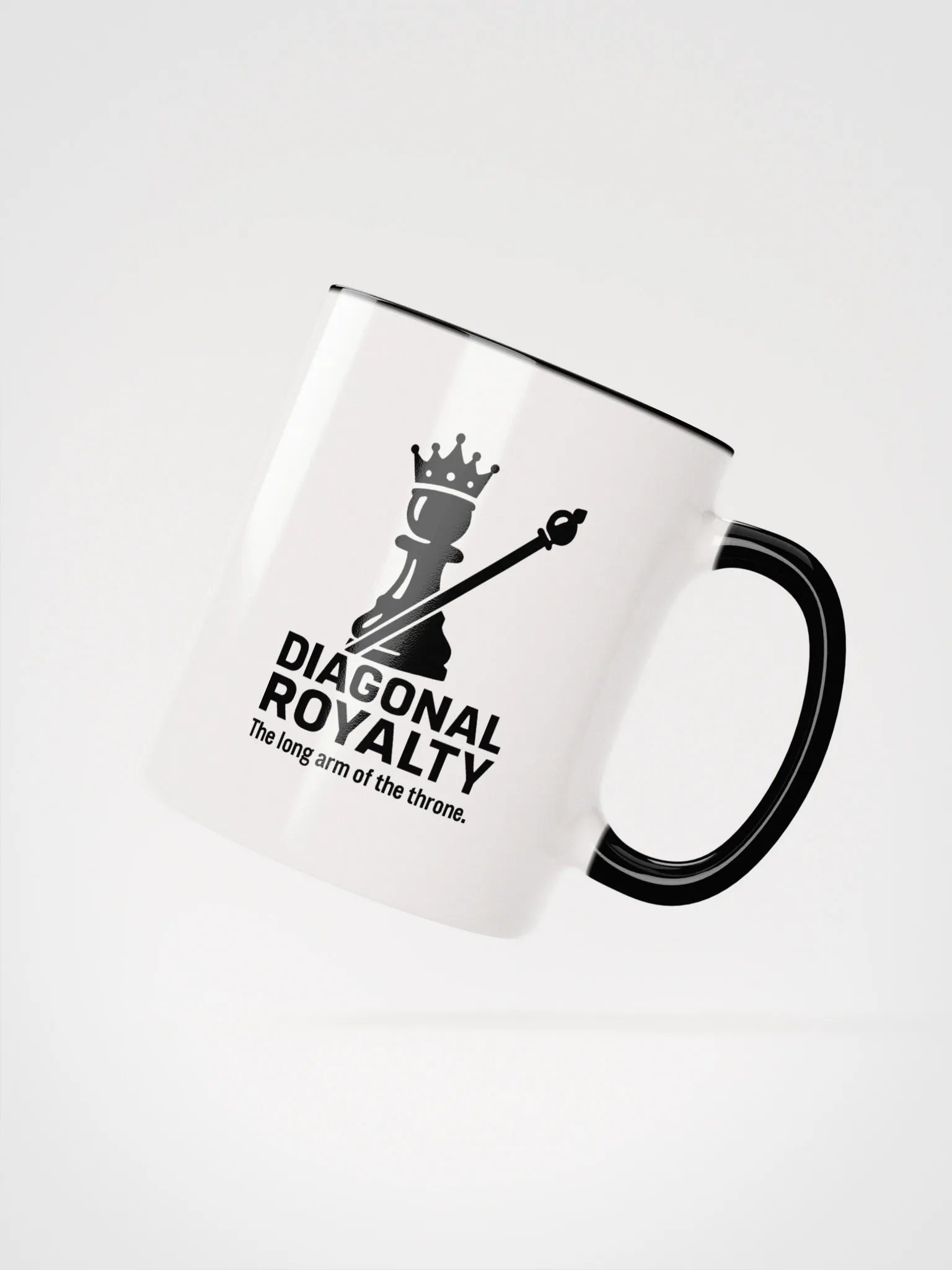 Diagonal Royalty - Ceramic Mug with Color Inside product image (18)