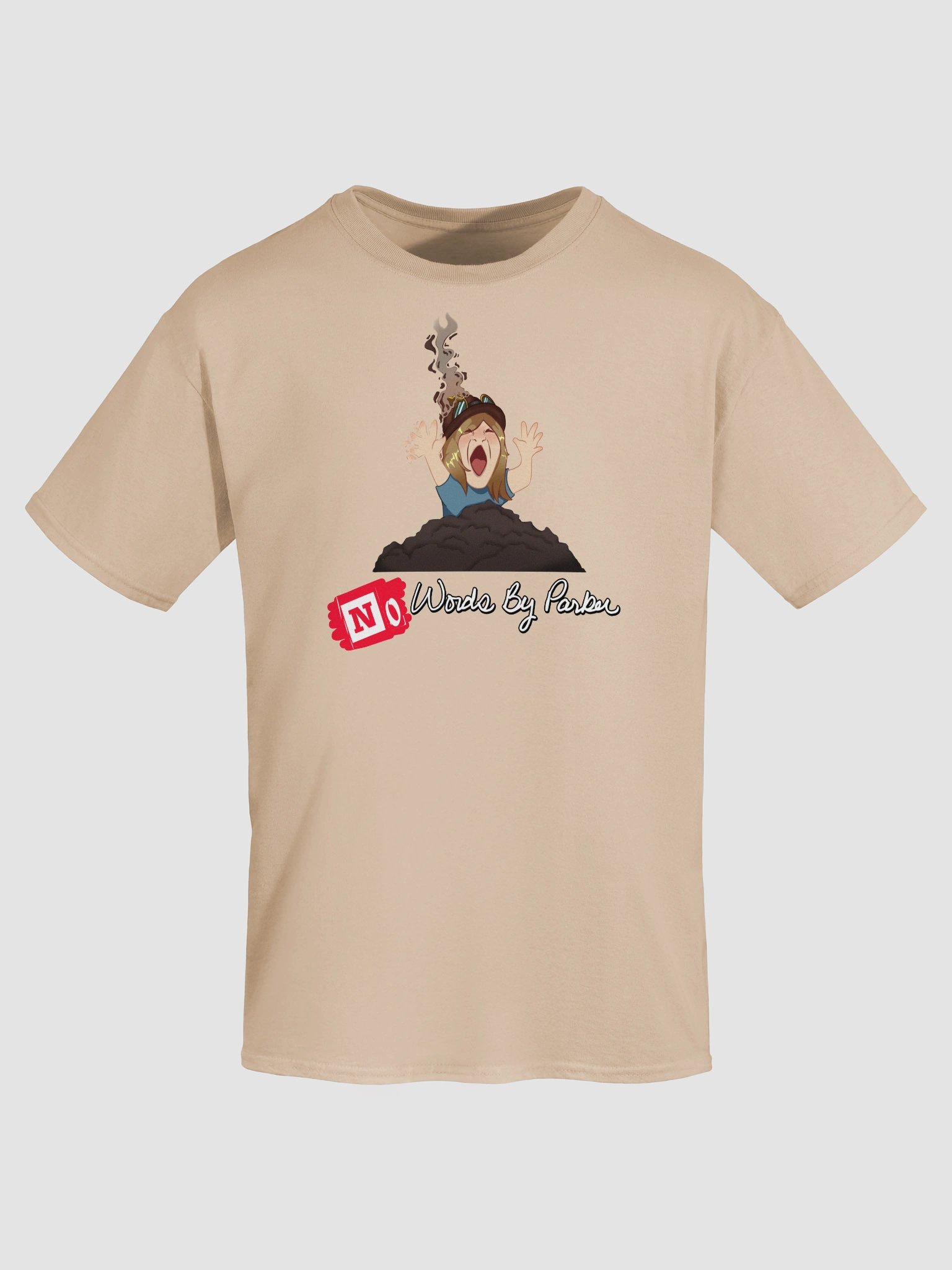 "No Words By Parker" T-shirt (heavyweight) product image (1)