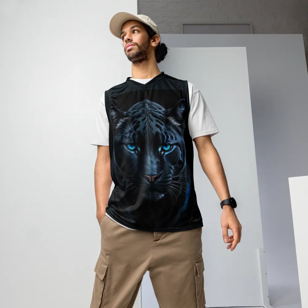 Mystic Panther - All-Over Print Basketball Jersey UPF50+ protection product image (7)