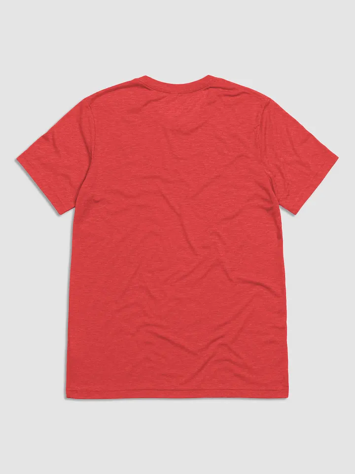 DJ T-SHIRT DJ Mode On Slogan Bella+Canvas Triblend Short Sleeve T-Shirt in Red product image (2)