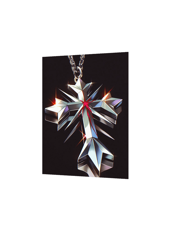 Metallic Cross Matte Poster product image (2)