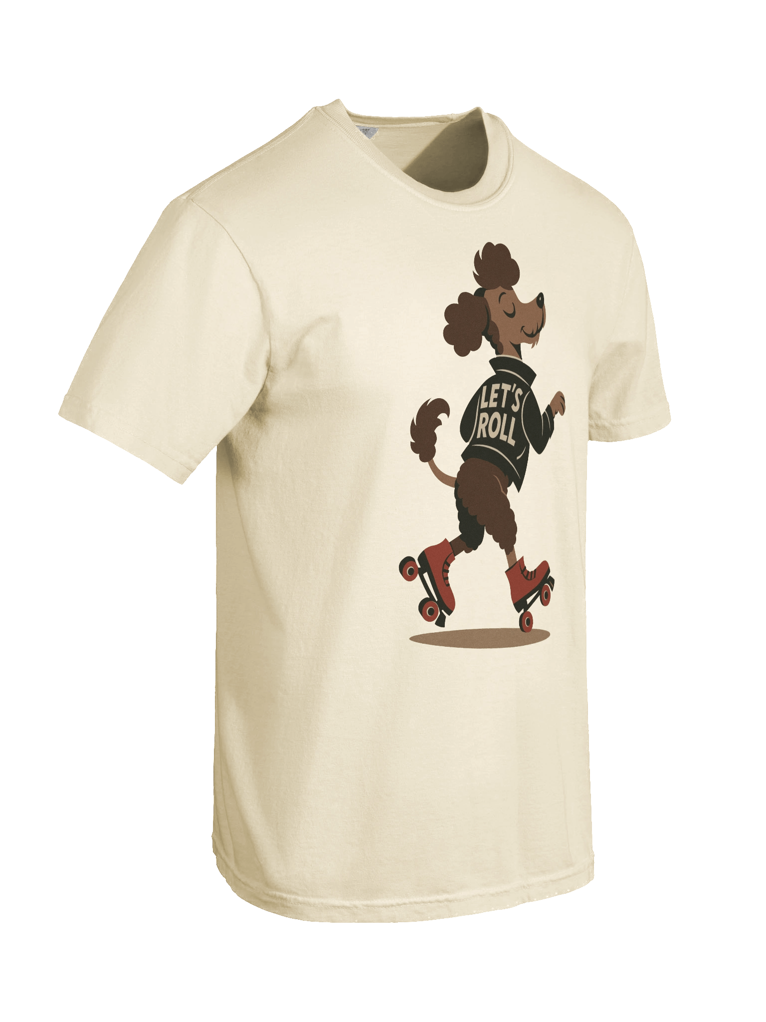 Let's Roll Retro Rollerskating Poodle product image (22)