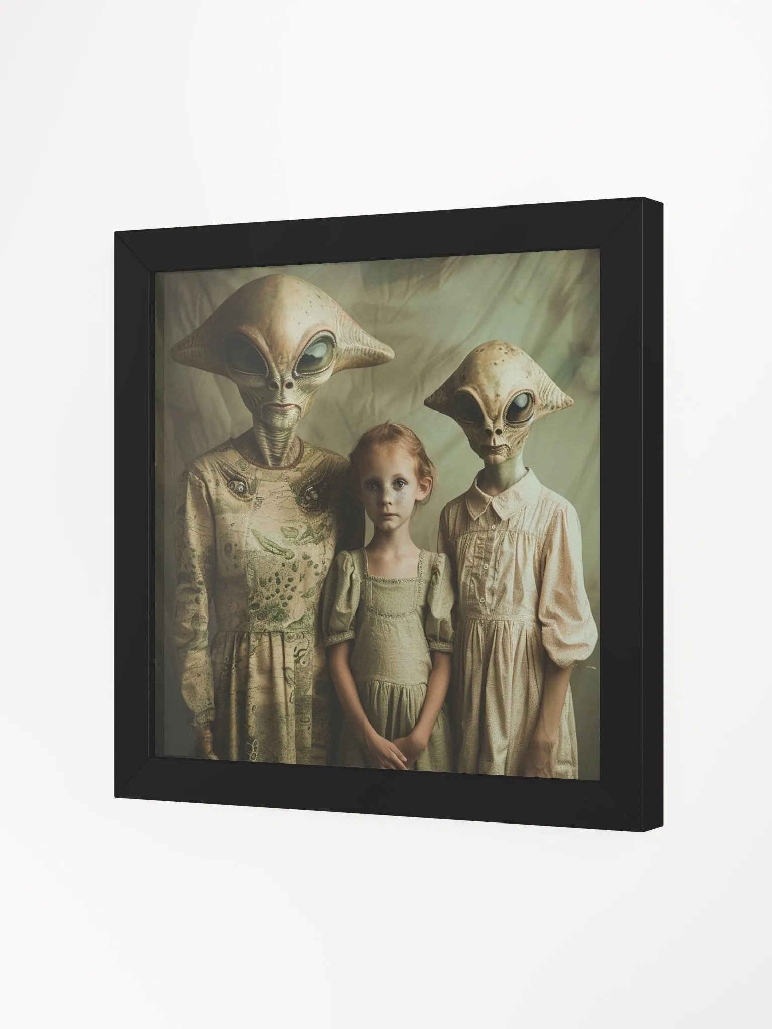 Alien Human Hybrid Family Framed Wall Art product image (12)