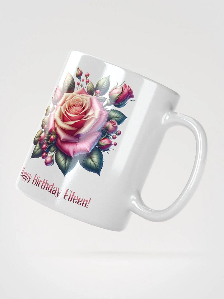 Happy Birthday Eileen White Glossy Mug product image (2)