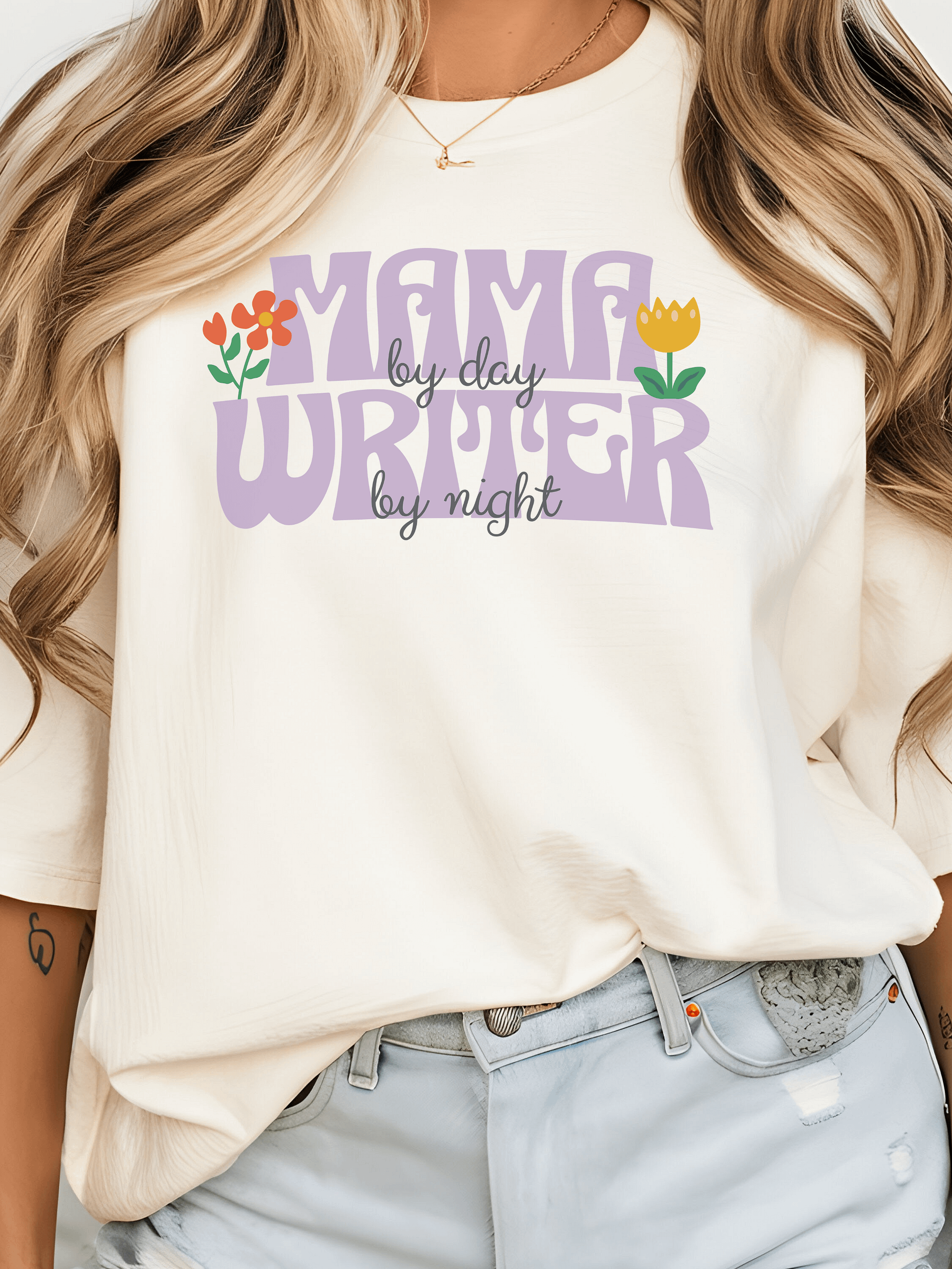 Mama by Day, Writer by Night T-Shirt product image (1)