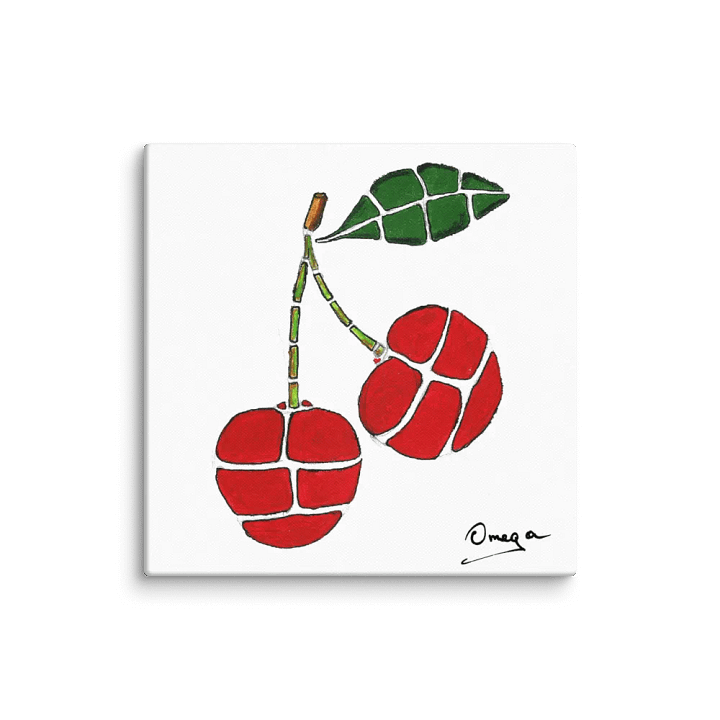Cherries | Original Hand Painted | Canvas (in) | The Omega Collection product image (2)