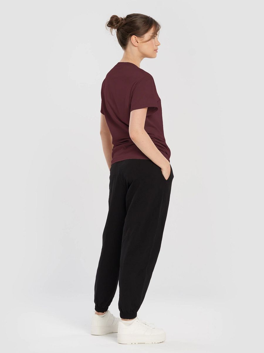 Plain Color Maroon T-Shirt product image (4)