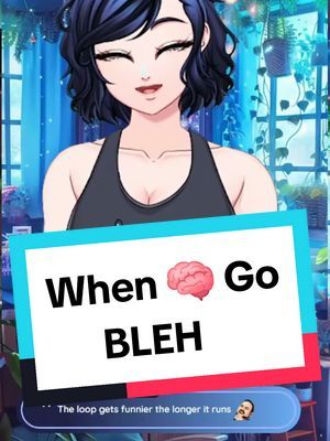 Anyone else run out of brain power at the end of the day and just embrace the bleh?  #vtuber #creatorsearchinsights #envtuber #twitchstreamer #nobrain 
