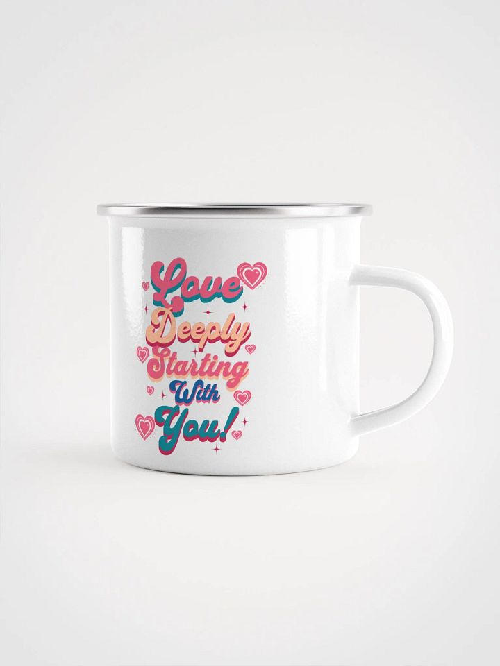 Love Deeply Enamel Adventure Mug product image (1)