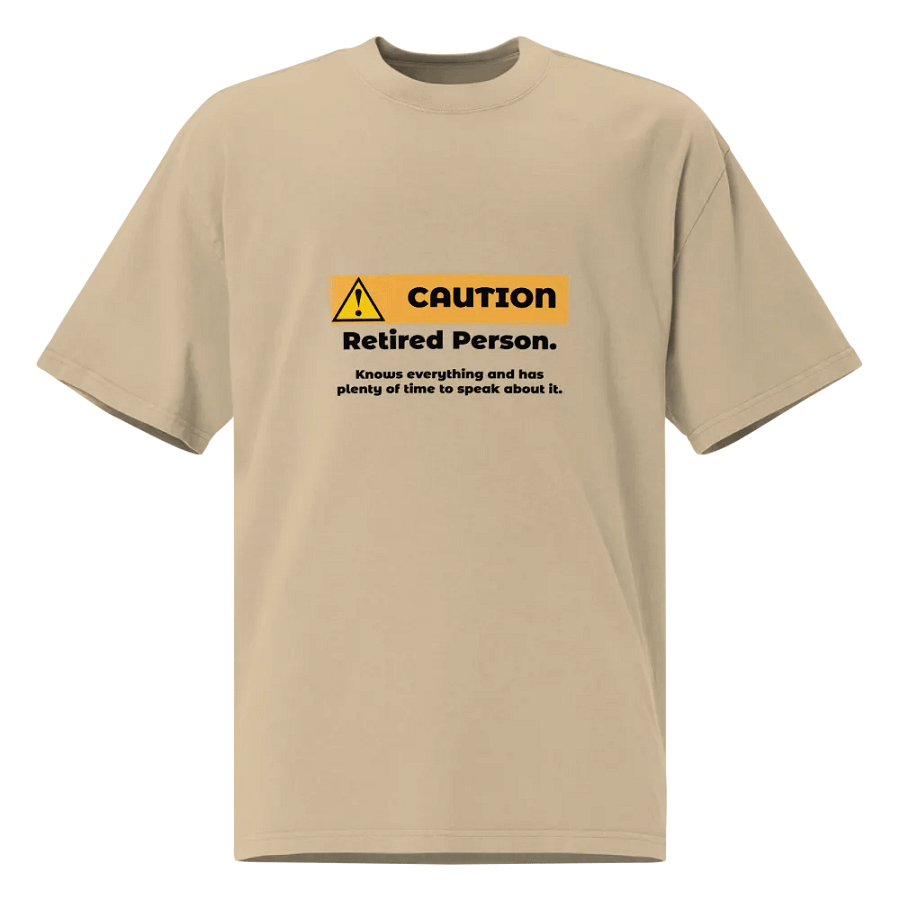 Caution Retired Person product image (1)