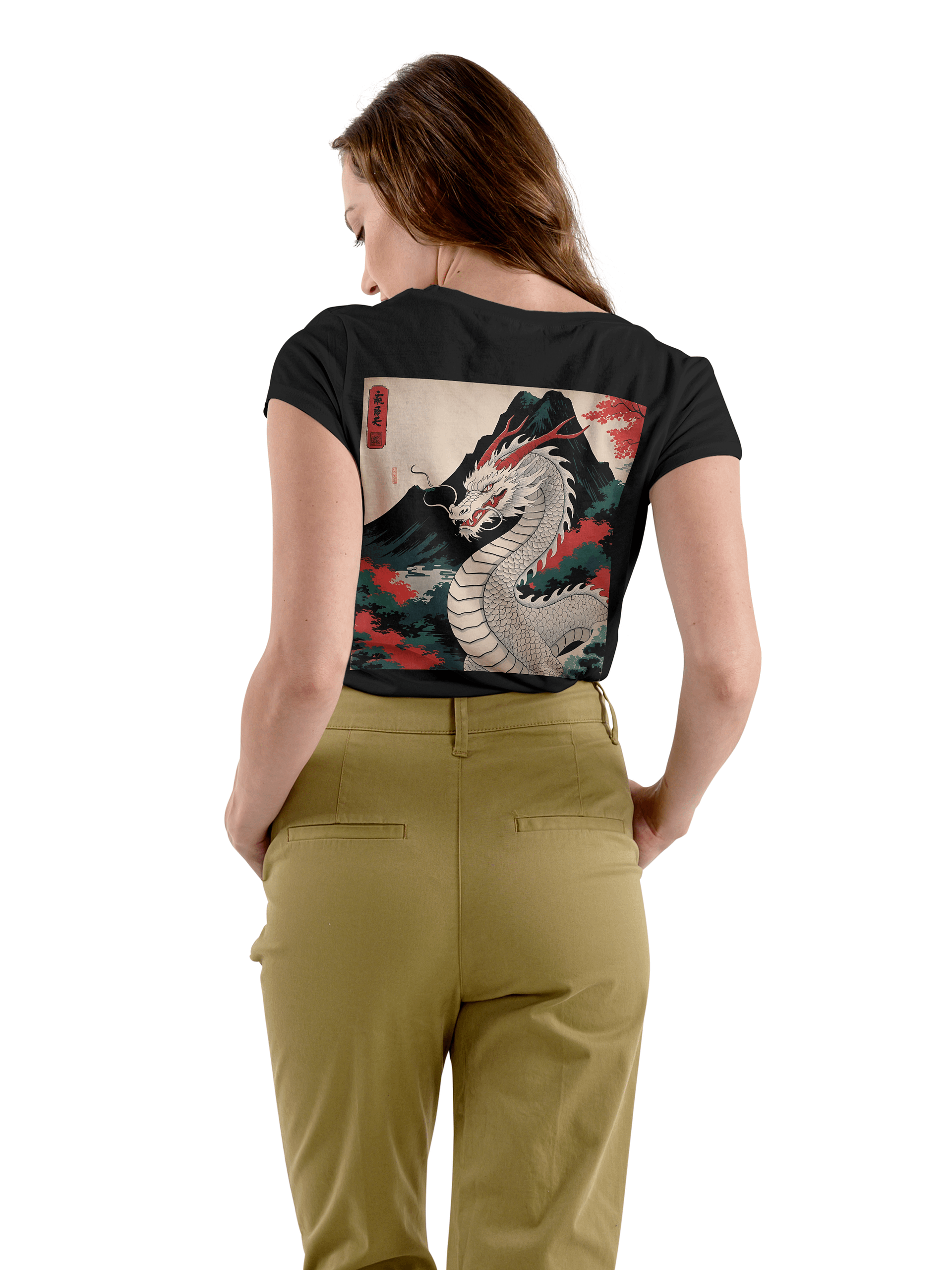 Ryoshin - Shiro no Ryū (White Dragon), Ancient Ryū Collection, T-Shirt, Back Design product image (3)