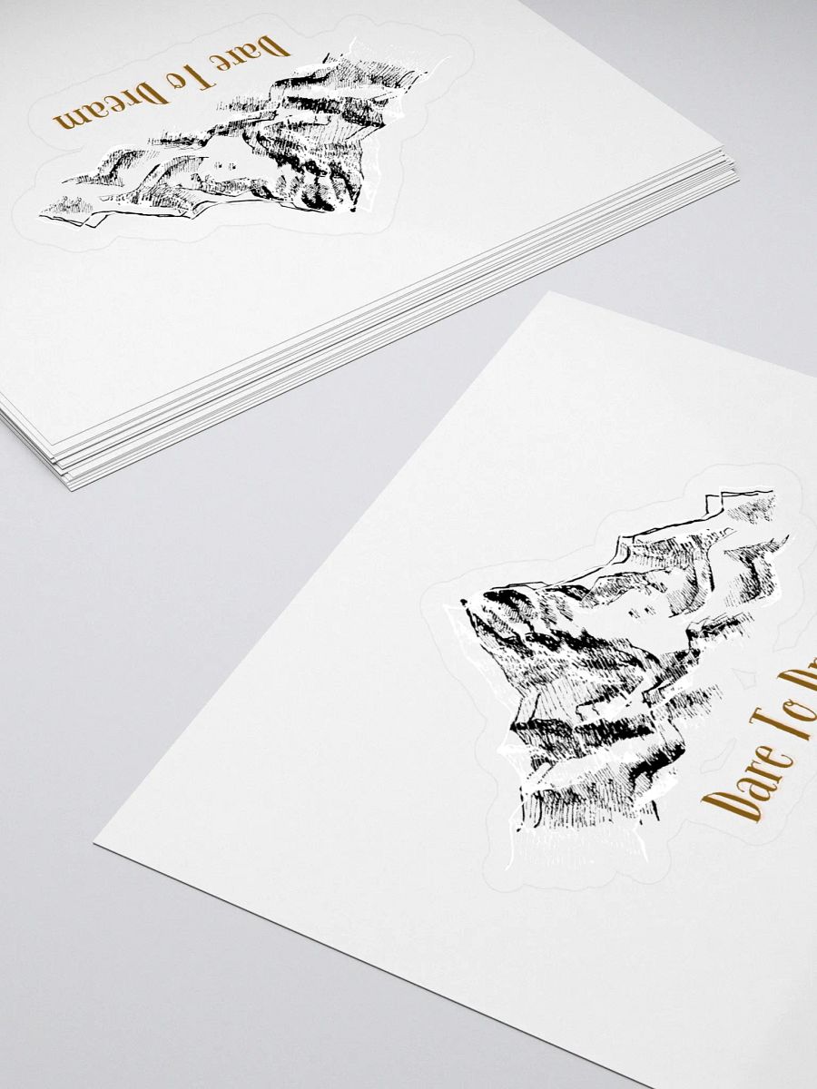 Dare To Dream Mountain Sticker product image (4)