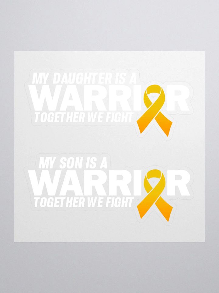Childhood cancer Warrior Decals product image (3)