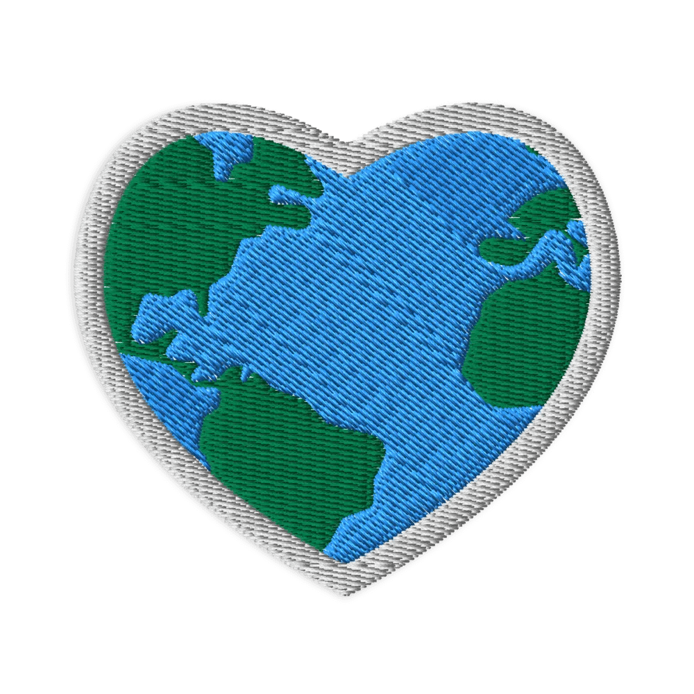 Through Christ Heart Logo Denim Patch product image (1)