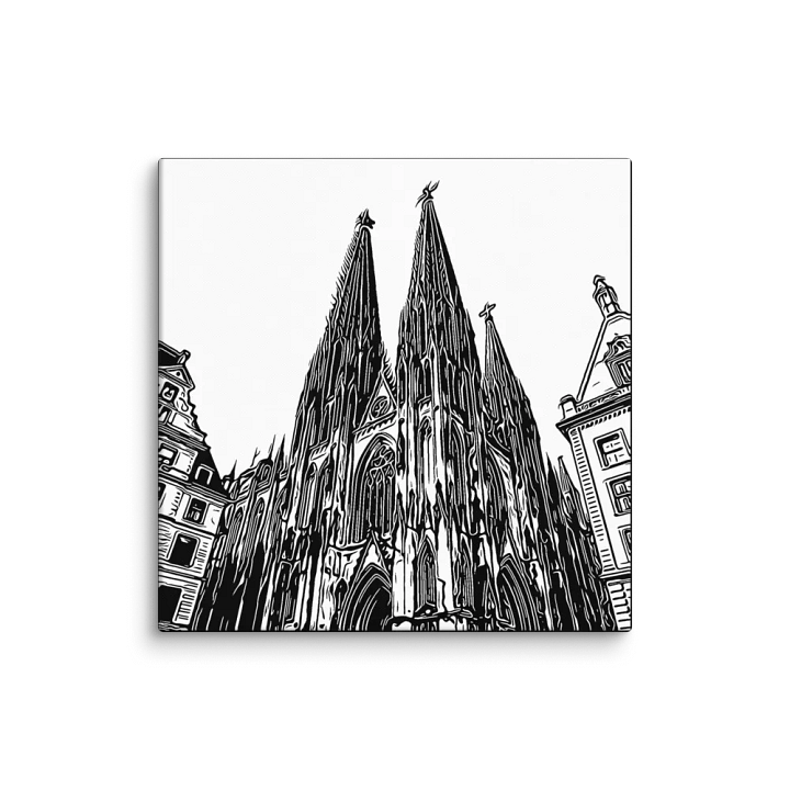 Eternal Majesty: The Cologne Cathedral wall art - Gothic wall art product image (1)