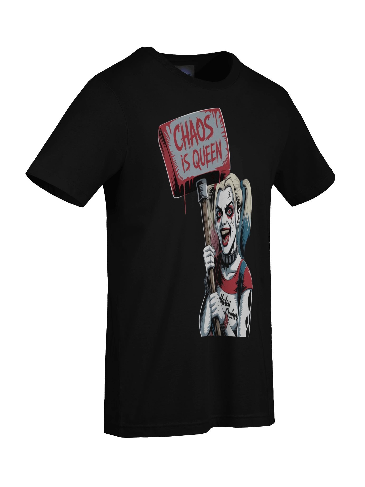 Chaos is Queen: Harley Quinn's Dripping Decree Graphic Tee product image (9)